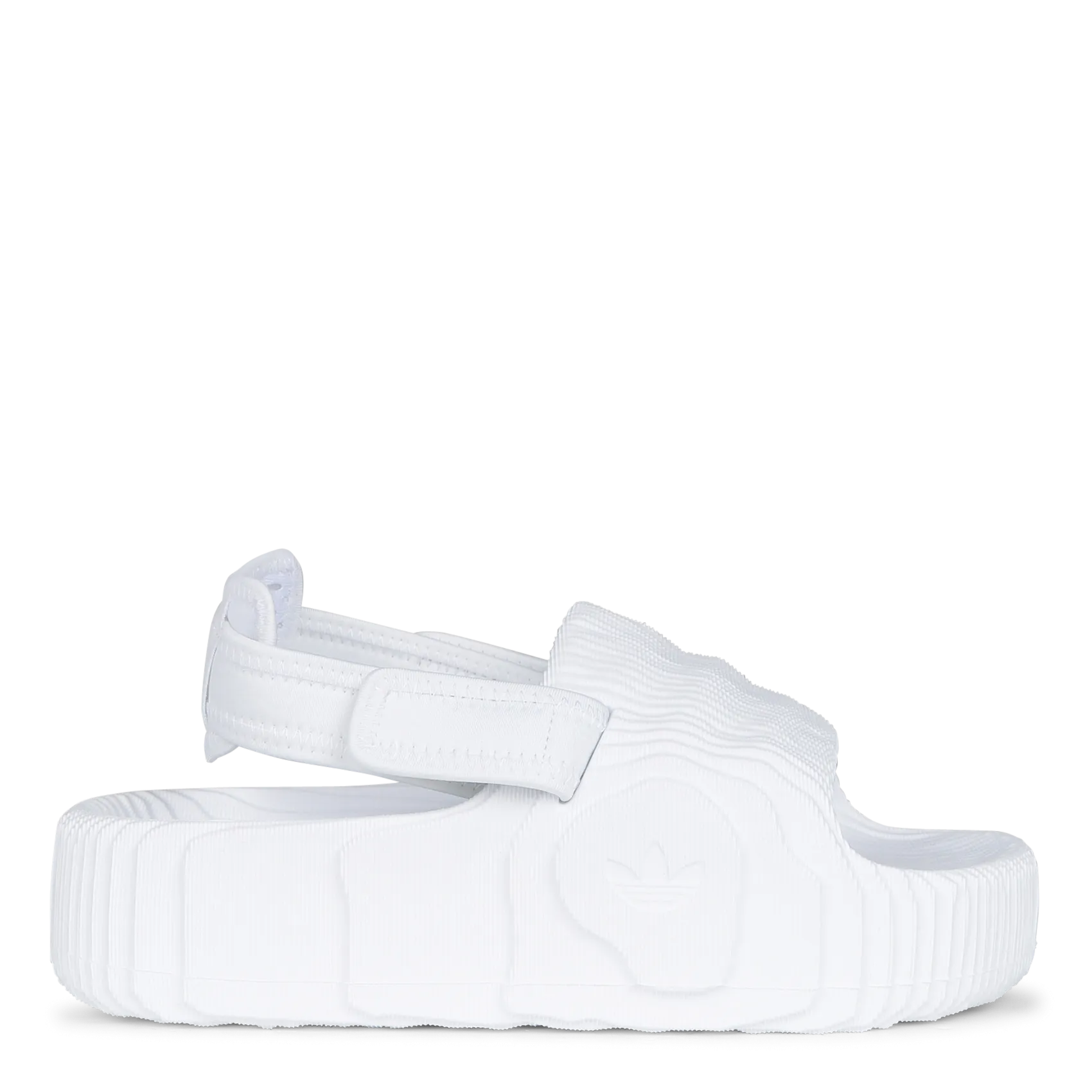 ADIDAS ADILETTE 22 XLG - Chanclas chunky con plataforma en blanco