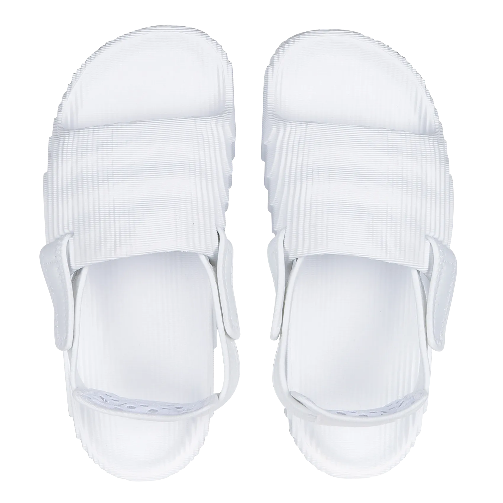 ADIDAS ADILETTE 22 XLG - Chanclas chunky con plataforma en blanco