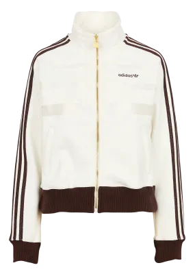 ADIDAS Chaqueta con cuello alto en blanco