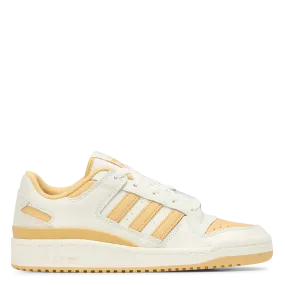 ADIDAS FORUM LOW CL - Zapatillas bajas de cuero craquelado en beige