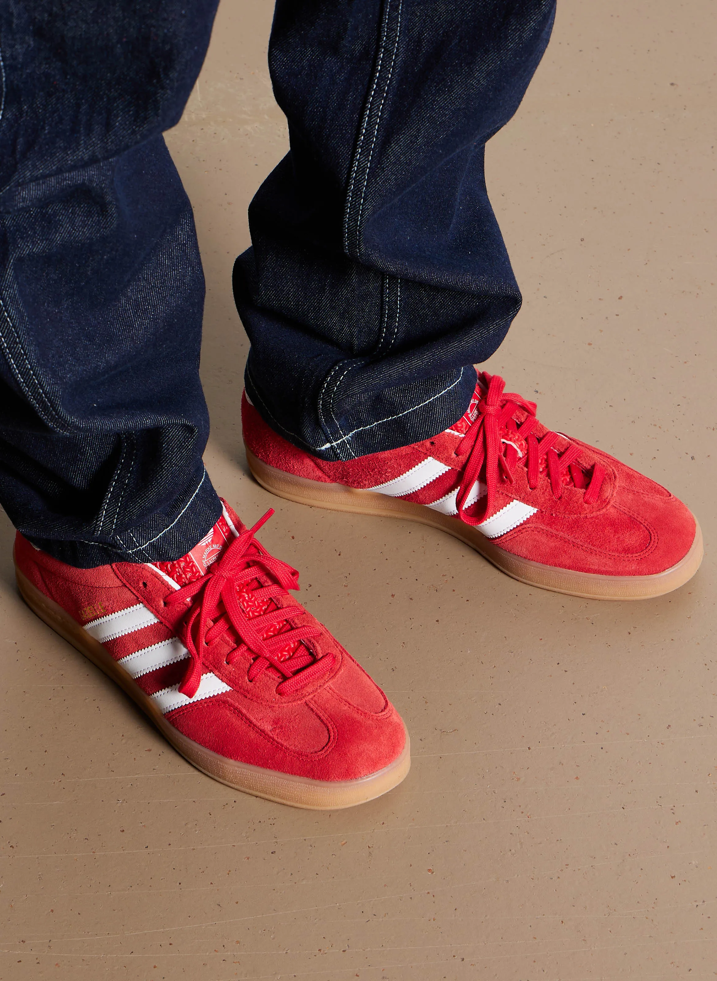 ADIDAS GAZELLE INDOOR - Zapatillas bajas Gazelle Indoor en rojo