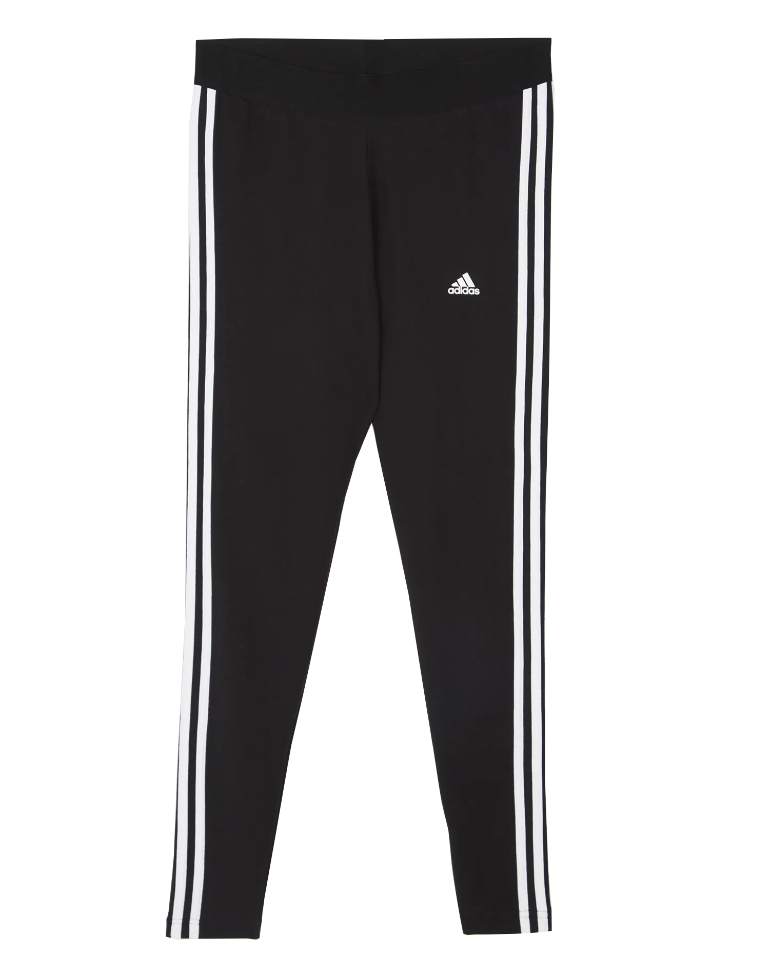 ADIDAS Legging de talle alto de mezcla de algodón en negro