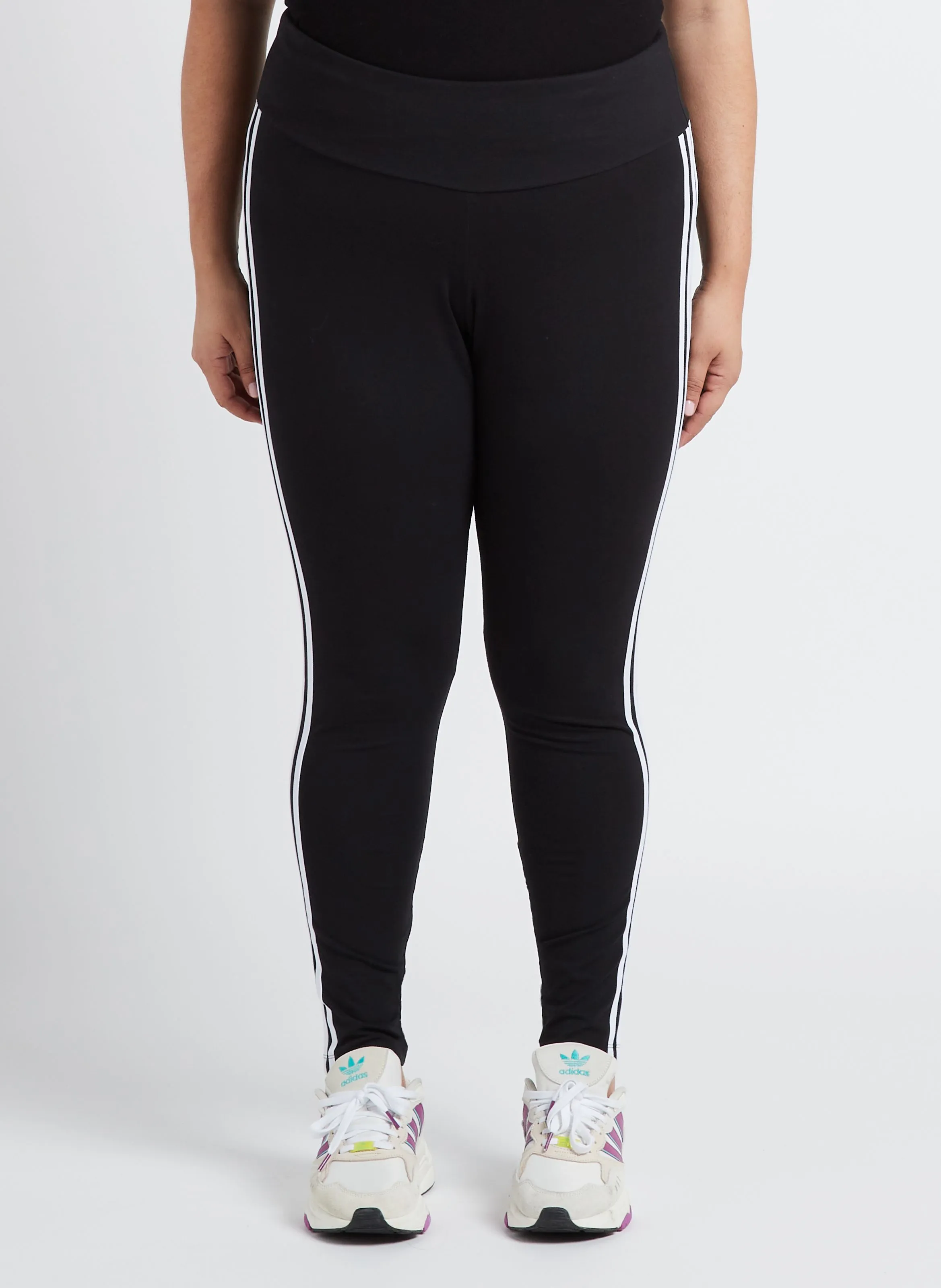 ADIDAS Legging deportivo de algodón en negro