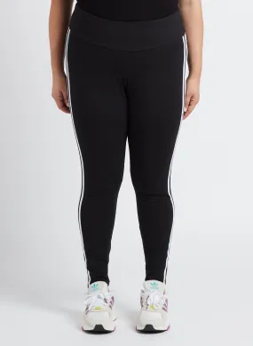 ADIDAS Legging deportivo de algodón en negro