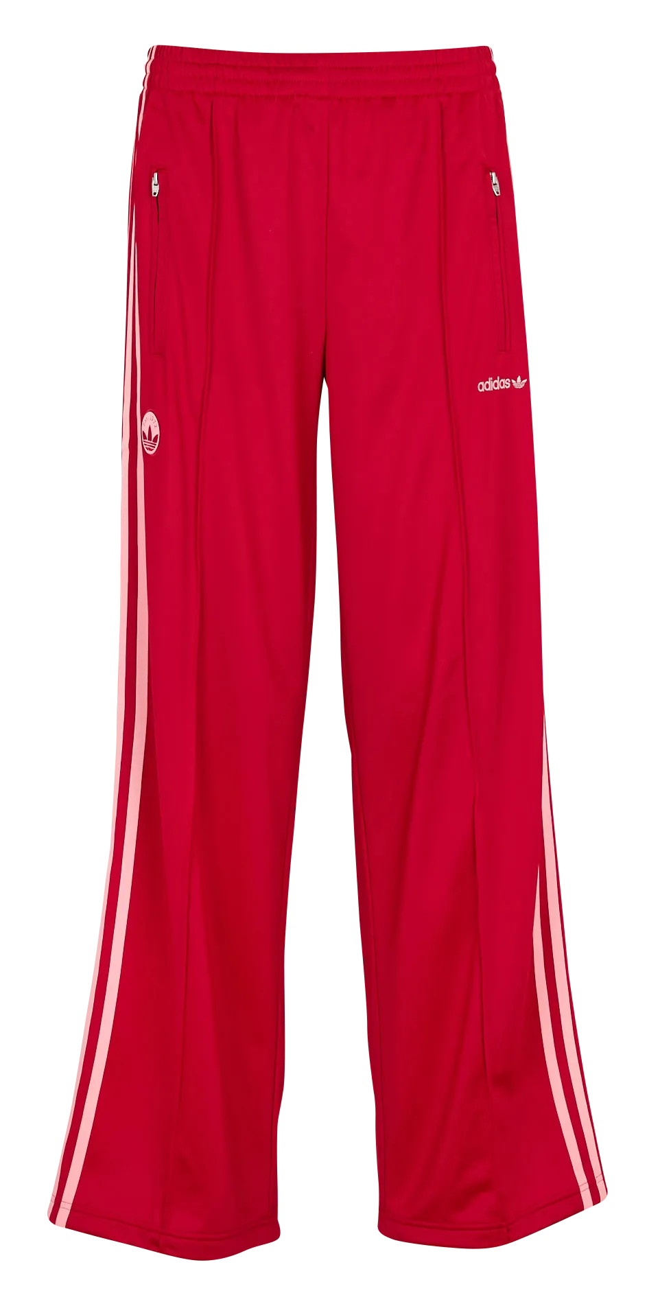 ADIDAS Pantalón deportivo de fibras recicladas en rojo