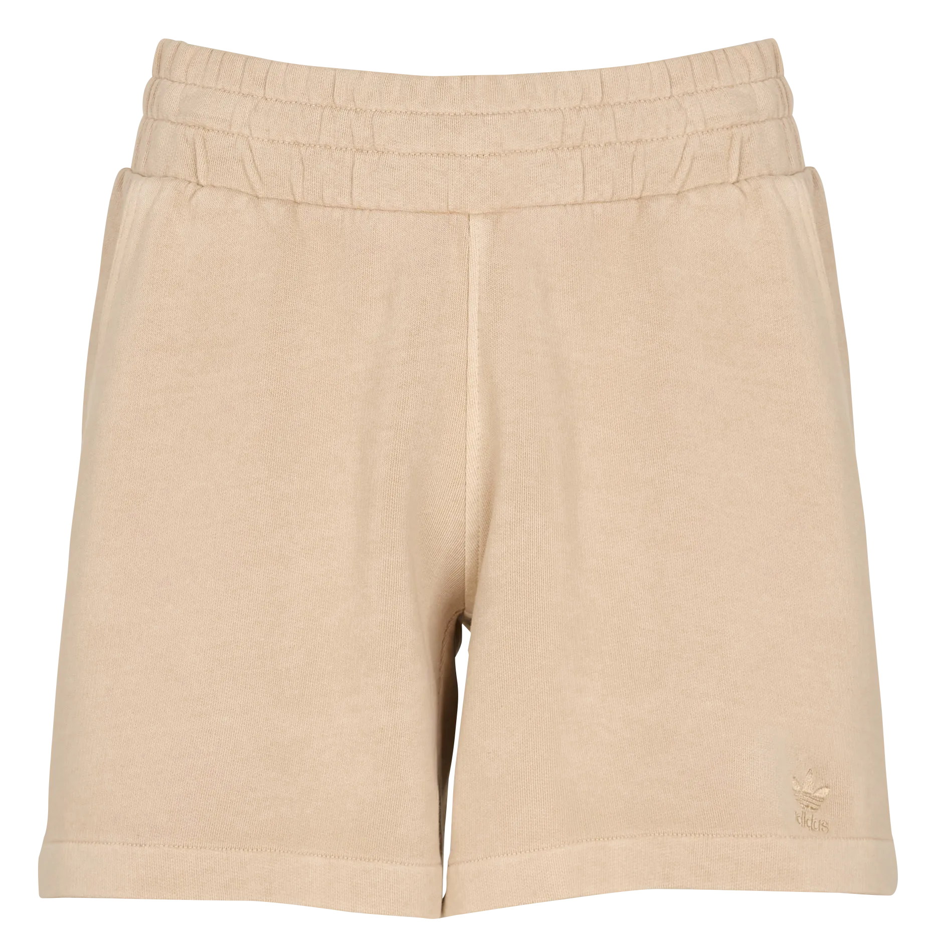 ADIDAS Short ancho de algodón en beige