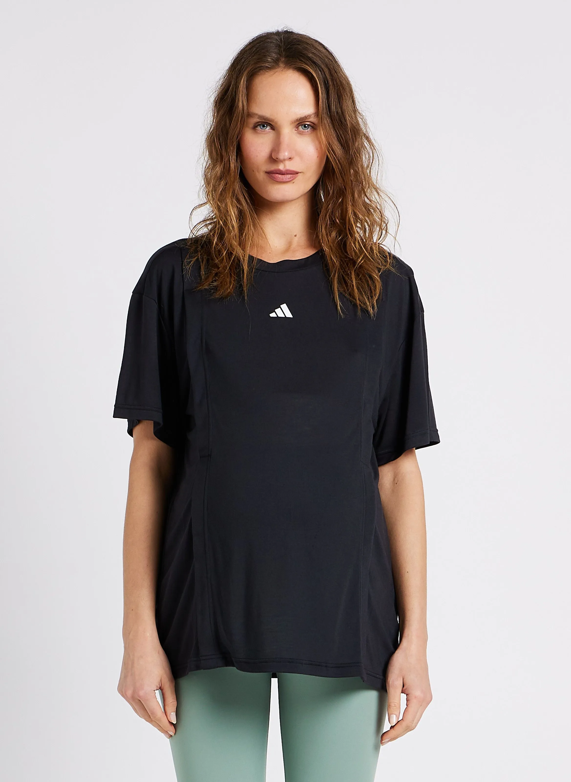 ADIDAS TR-ES MAT T - Camiseta premamá en negro