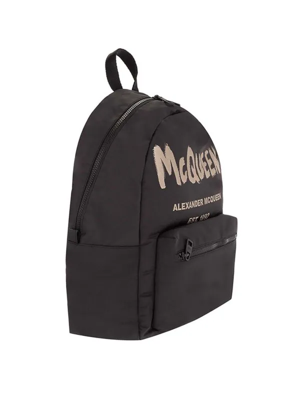 Alexander Mcqueen Mochila - Negro