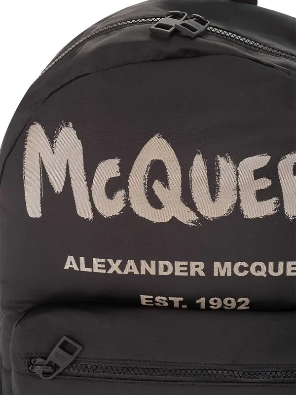 Alexander Mcqueen Mochila - Negro