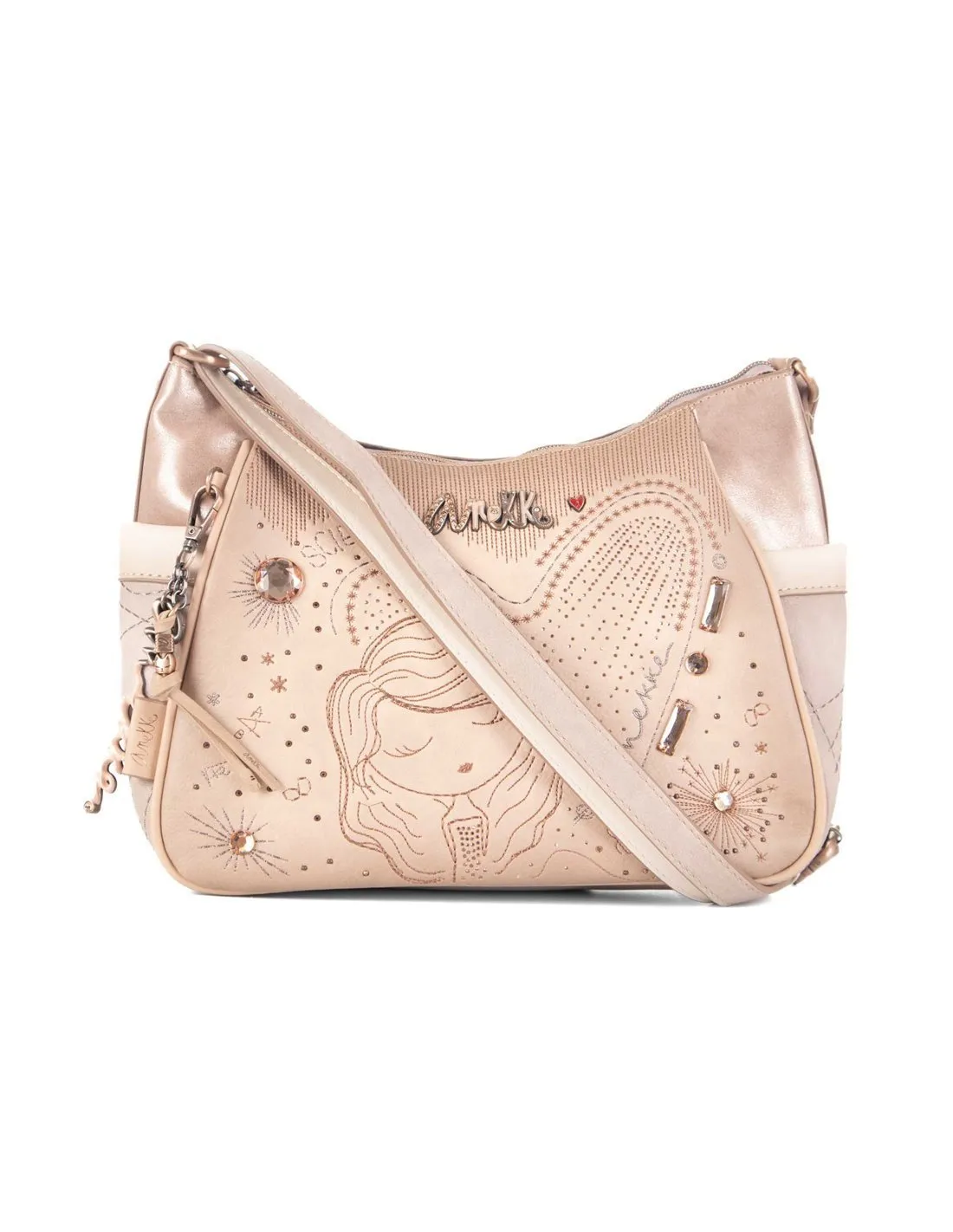 ANEKKE - Bolso beige y multicolor 38763 002 