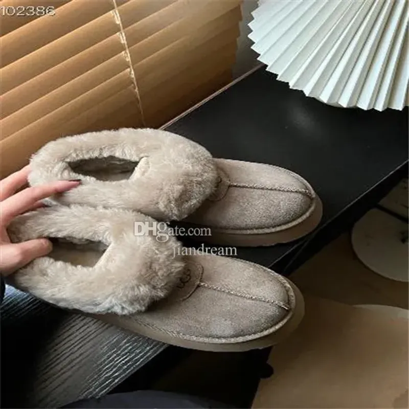 Australia Tatst Botas de nieve Diseñador para mujer Mini plataforma de bota Tobillo Botines de piel cálidos Australian Fluffy Fu