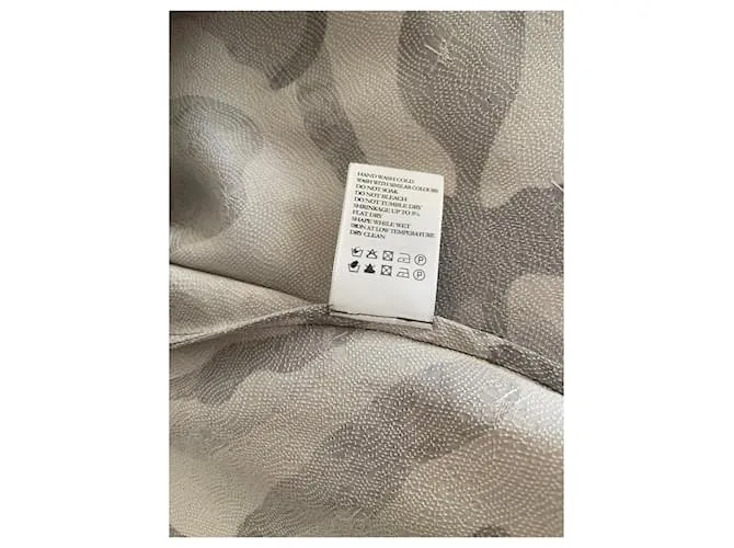 Autre Marque Falda Vila T hecha a medida. 36 tela de camuflaje Castaño Gris Caqui 