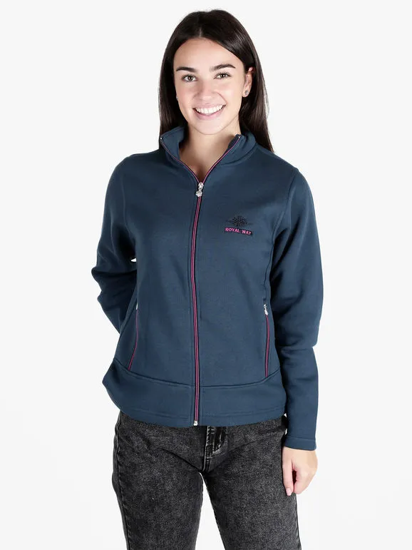 Be Board Sudadera de mujer con cuello alto y cremallera