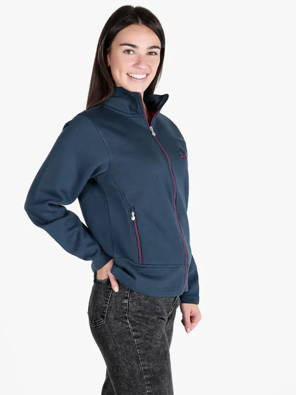 Be Board Sudadera de mujer con cuello alto y cremallera