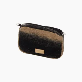 Bolsa interna extra bag negro y arena lana hervida O bag glam