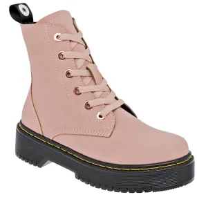 Bota casual Exterior Sintético Color Rosa Para Mujer De Moramora