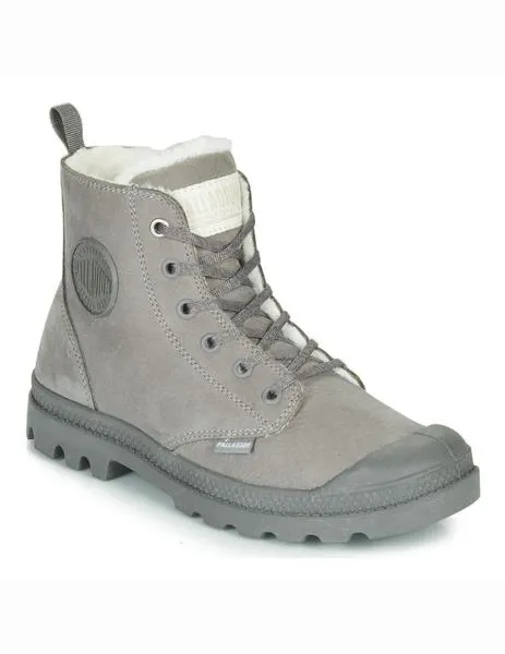 Bota de chica PAMPA HI ZIP WL gris de PALLADIUM