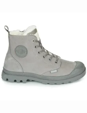 Bota de chica PAMPA HI ZIP WL gris de PALLADIUM