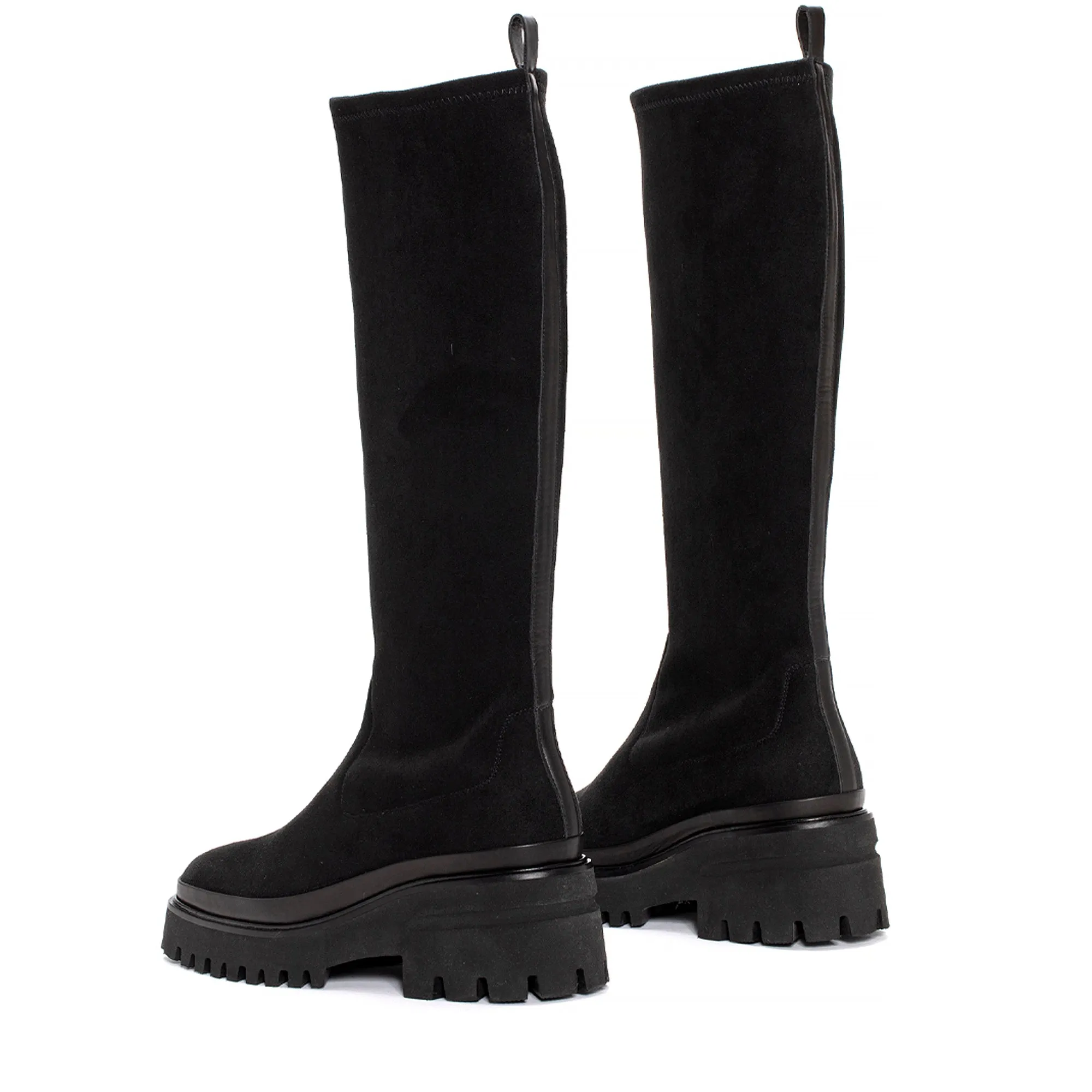 BOTA PLATAFORMA EVA JET STRECH NEGRO