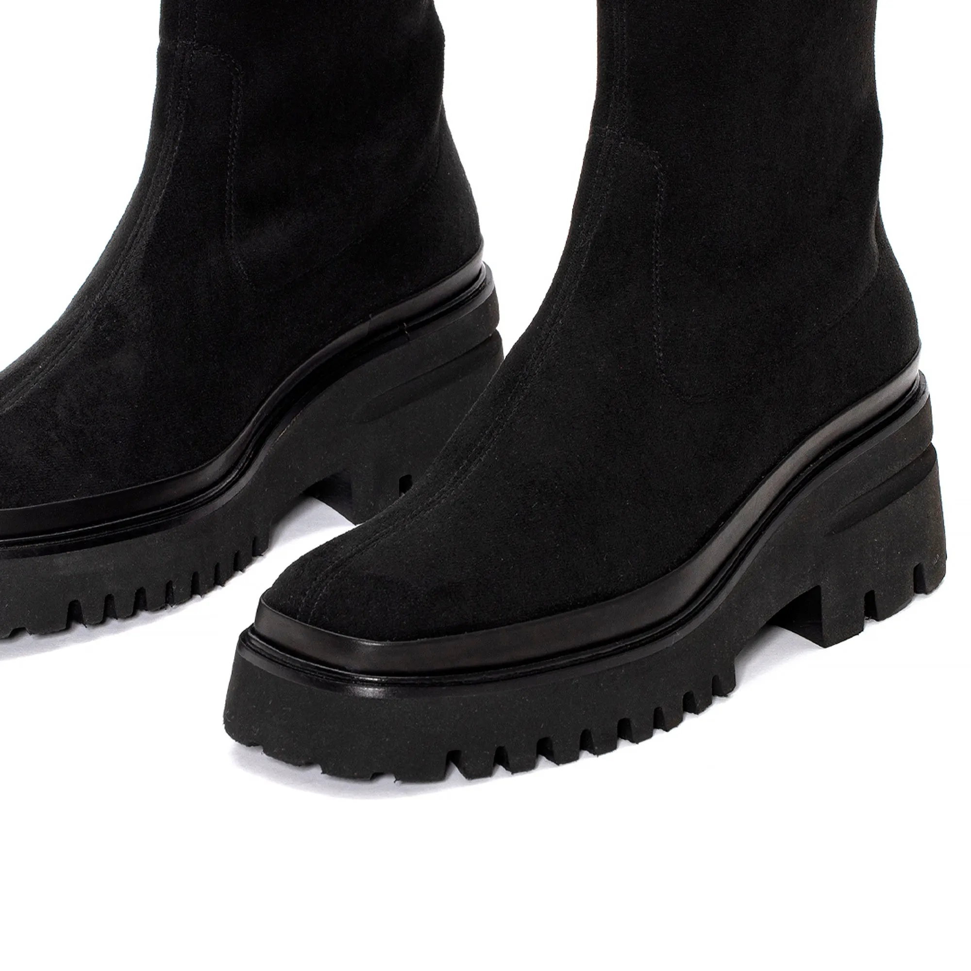 BOTA PLATAFORMA EVA JET STRECH NEGRO