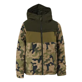 Burton Ropedrop Jacket - Boys' Forest Night /olive