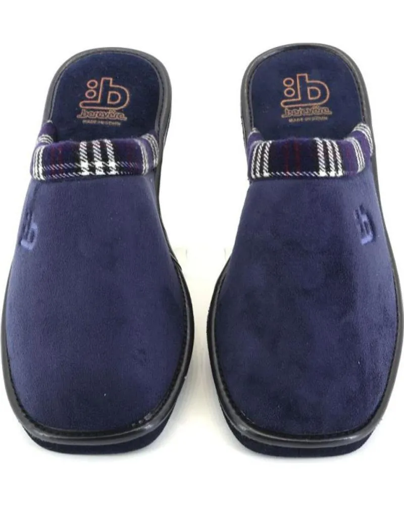 Calzado de casa BEREVERE  de Hombre 307 ZAPATILLAS DE CASA DE HOMBRE  AZUL MARINO