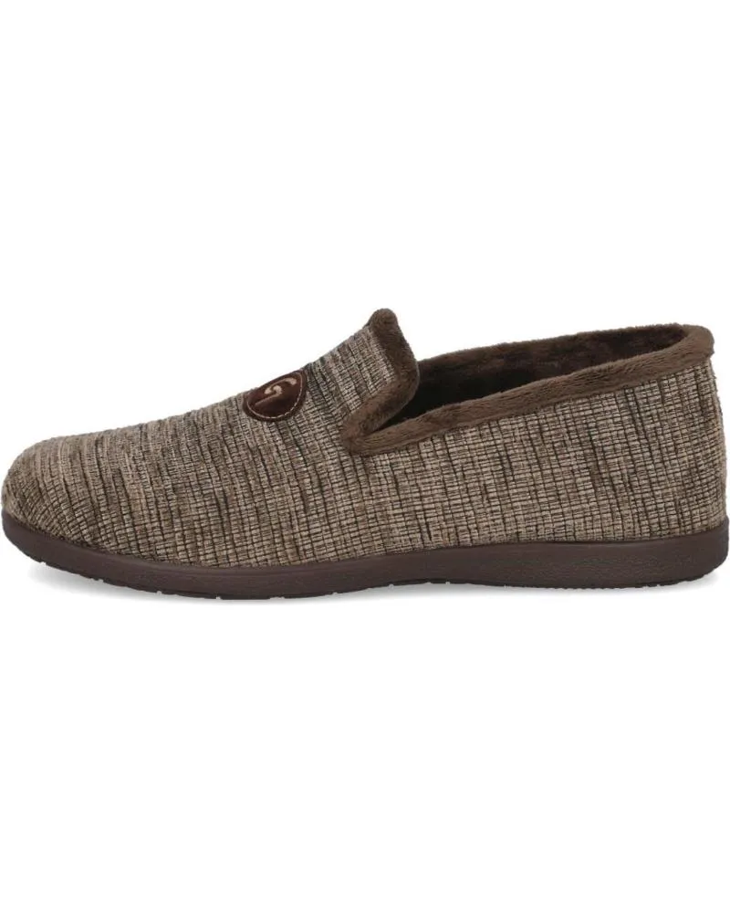 Calzado de casa de Hombre GARZON 6501-466 ZAPATILLAS DE CASA HOMB TAUPE