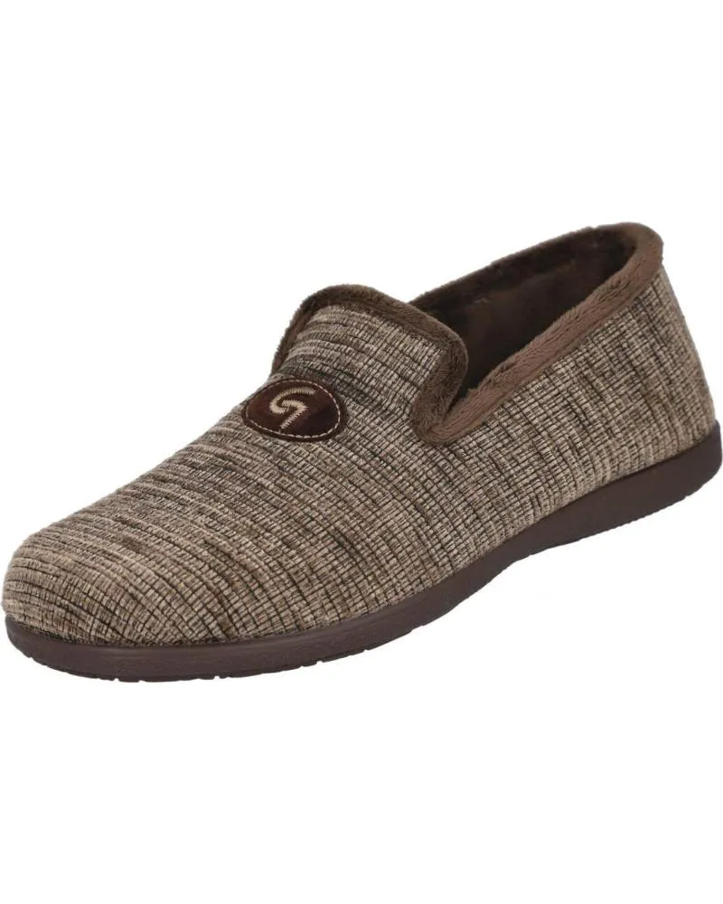 Calzado de casa de Hombre GARZON 6501-466 ZAPATILLAS DE CASA HOMB TAUPE