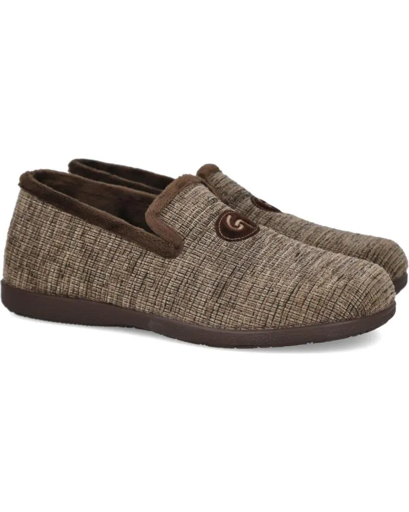 Calzado de casa de Hombre GARZON 6501-466 ZAPATILLAS DE CASA HOMB TAUPE