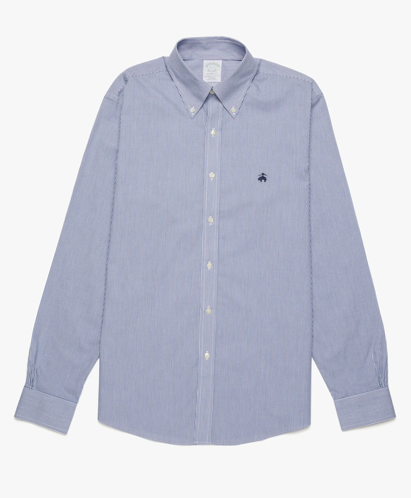 Camisa de vestir non-iron button down con corte Milano