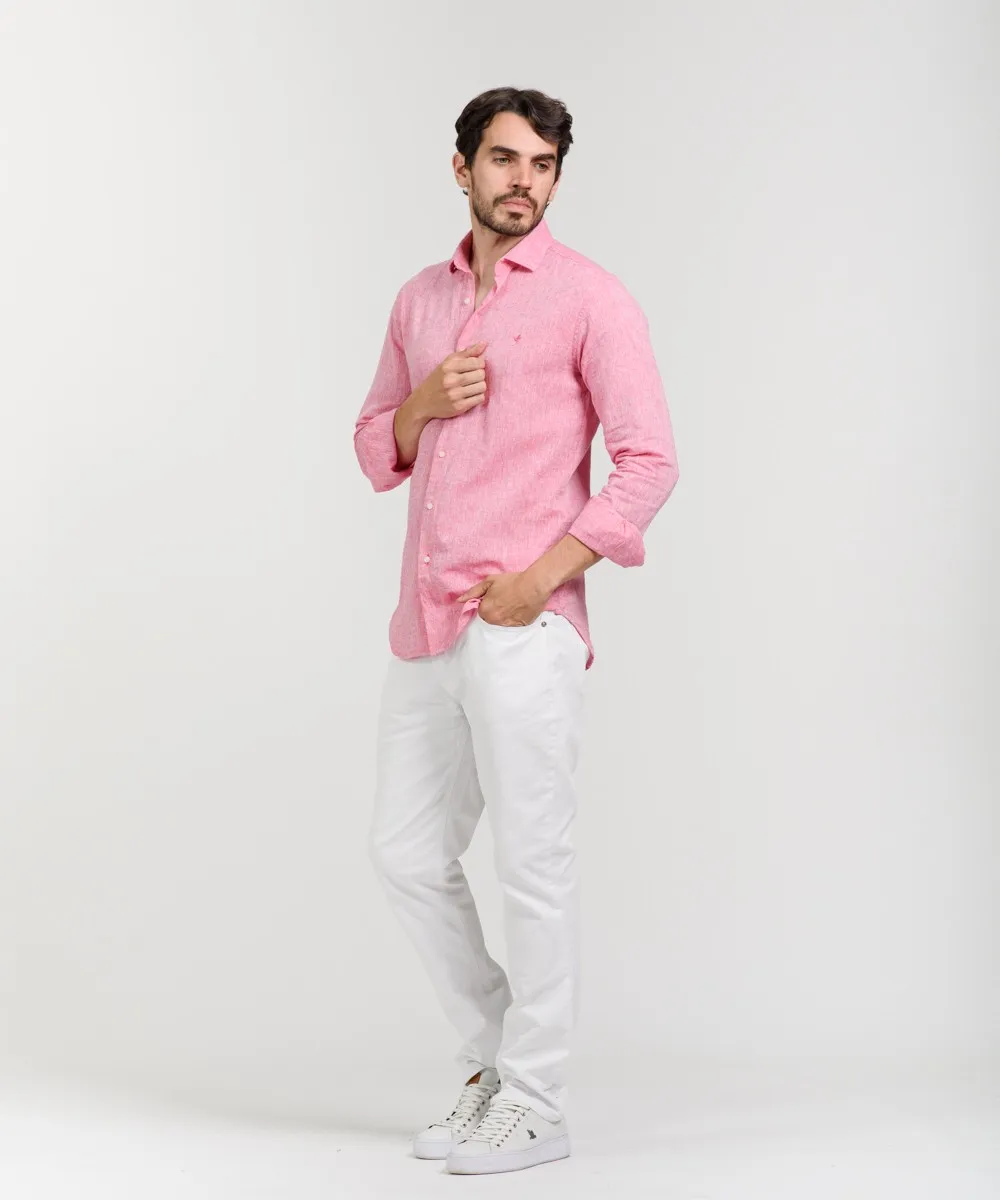 Camisa Milano Lino Melange