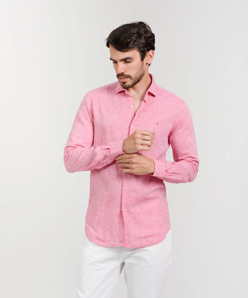 Camisa Milano Lino Melange