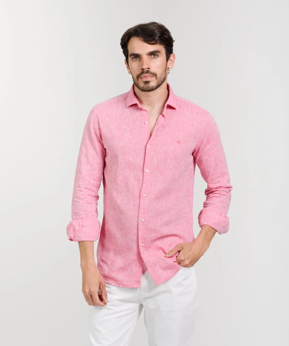 Camisa Milano Lino Melange