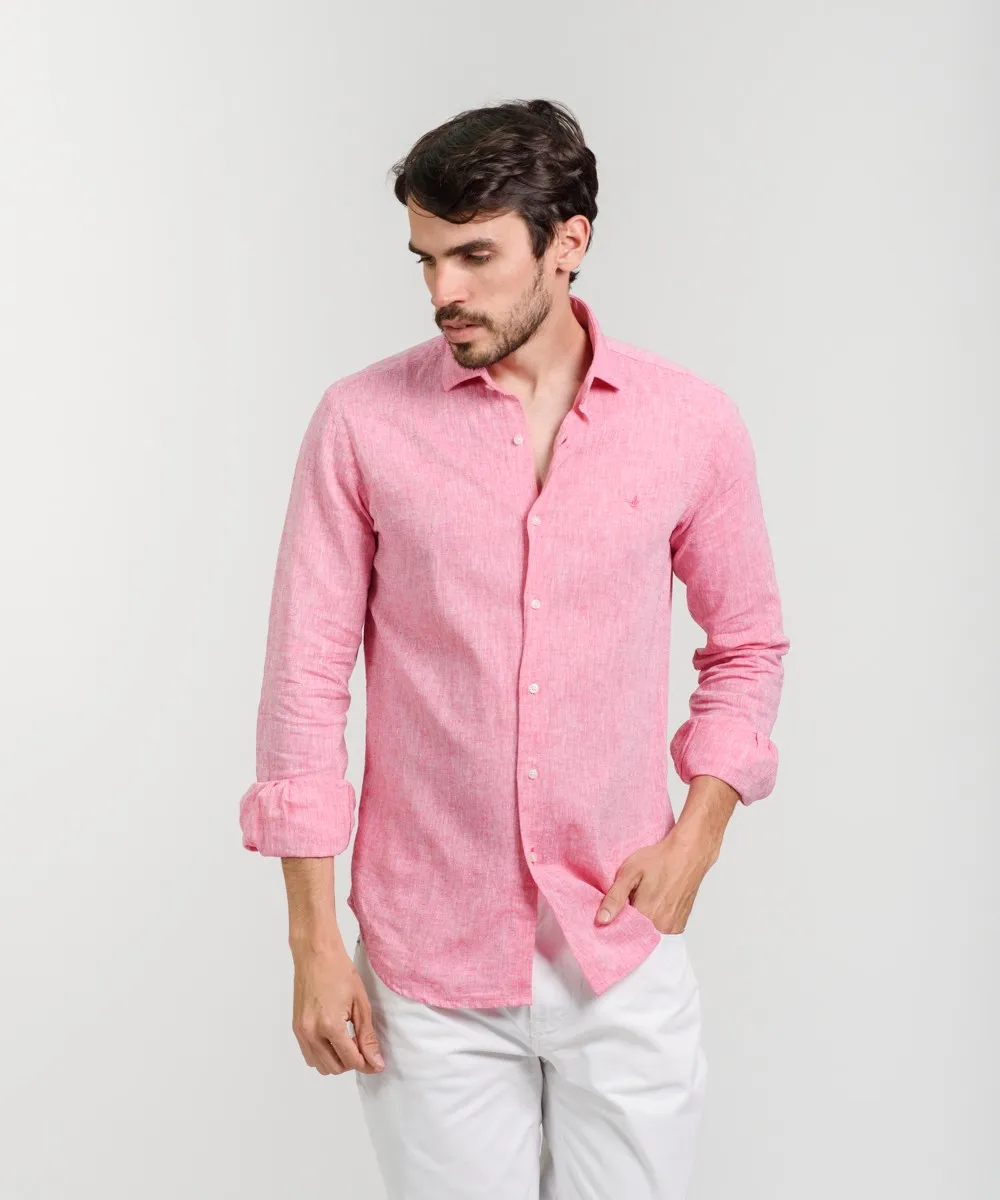 Camisa Milano Lino Melange