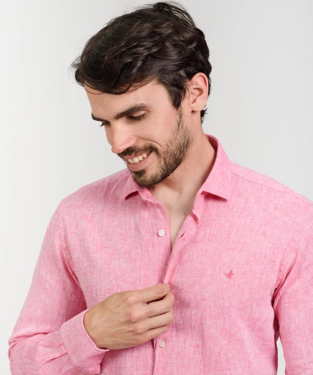 Camisa Milano Lino Melange