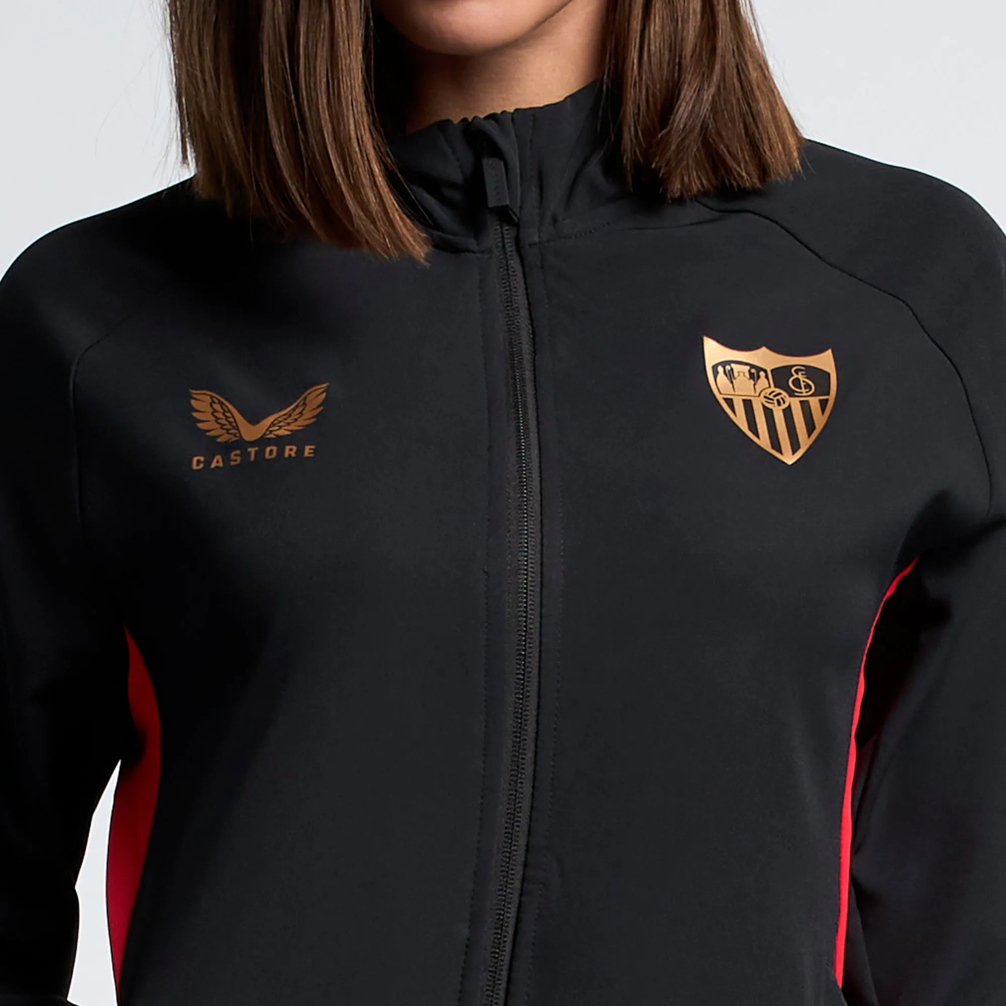 Chaqueta chándal negra mujer 24/25