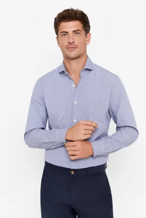 Cortefiel Camisa microvichy coolmax slim fit