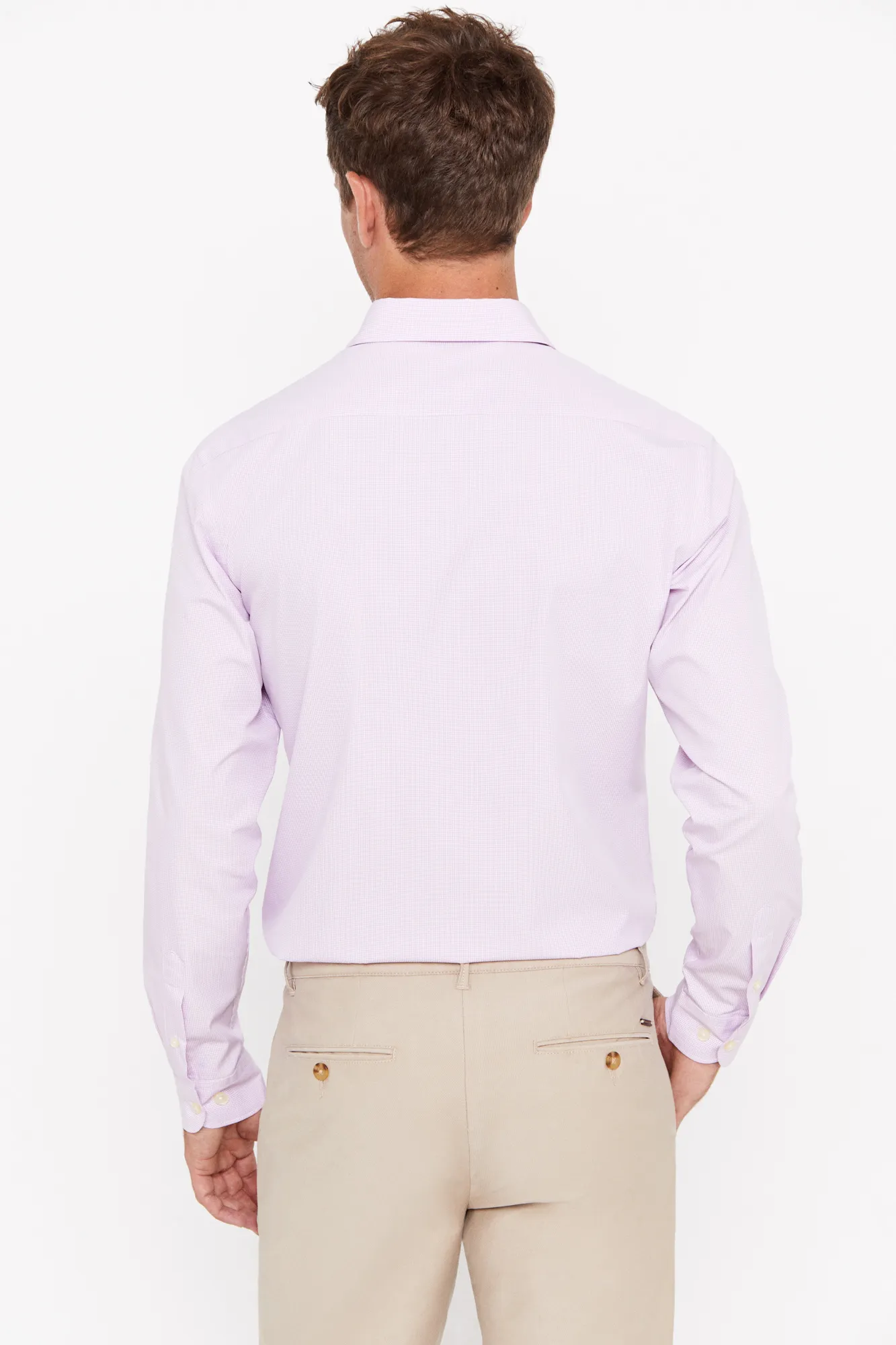 Cortefiel Camisa microvichy coolmax slim fit