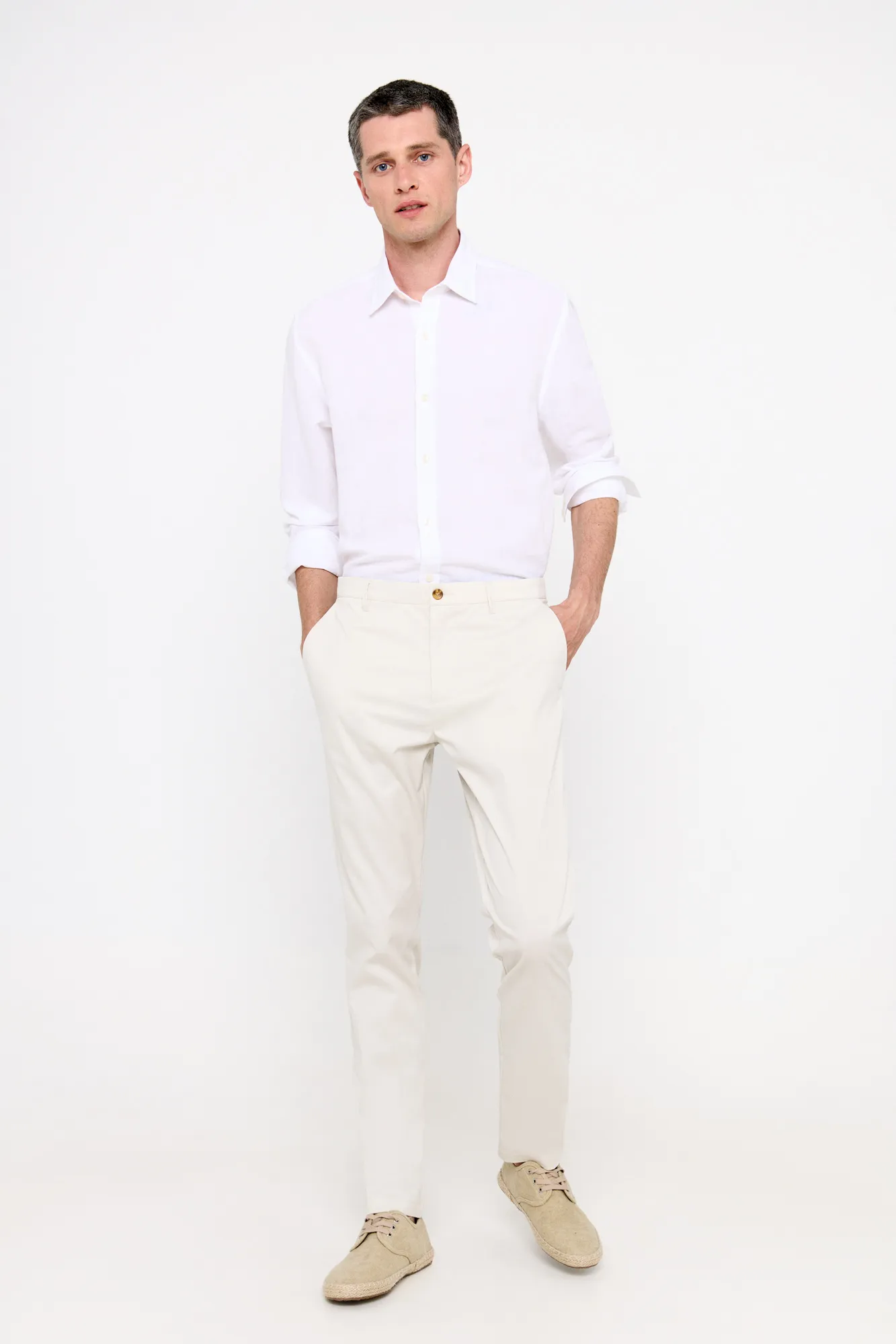 Cortefiel Pantalón chino slim fit