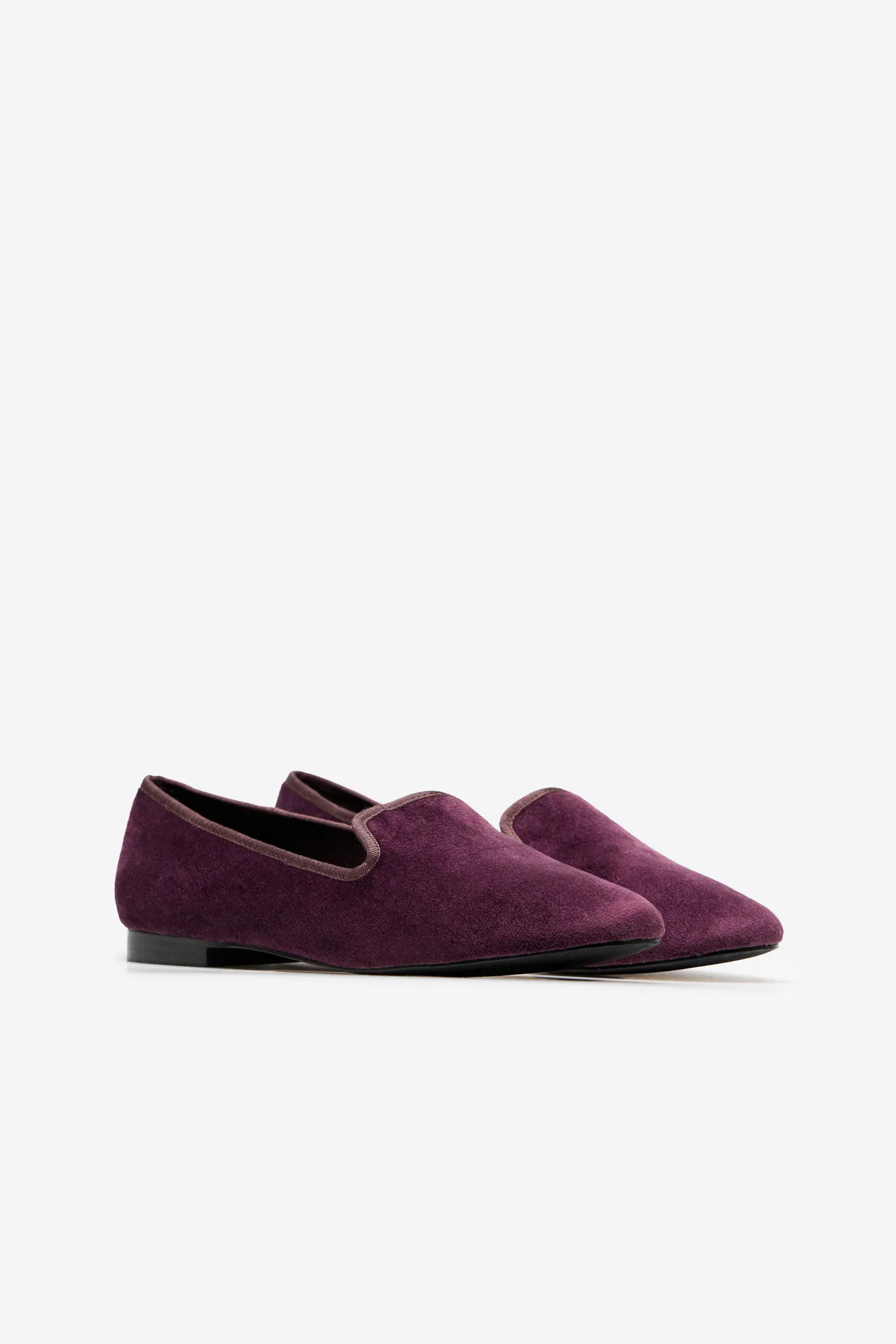 Cortefiel Slipper terciopelo