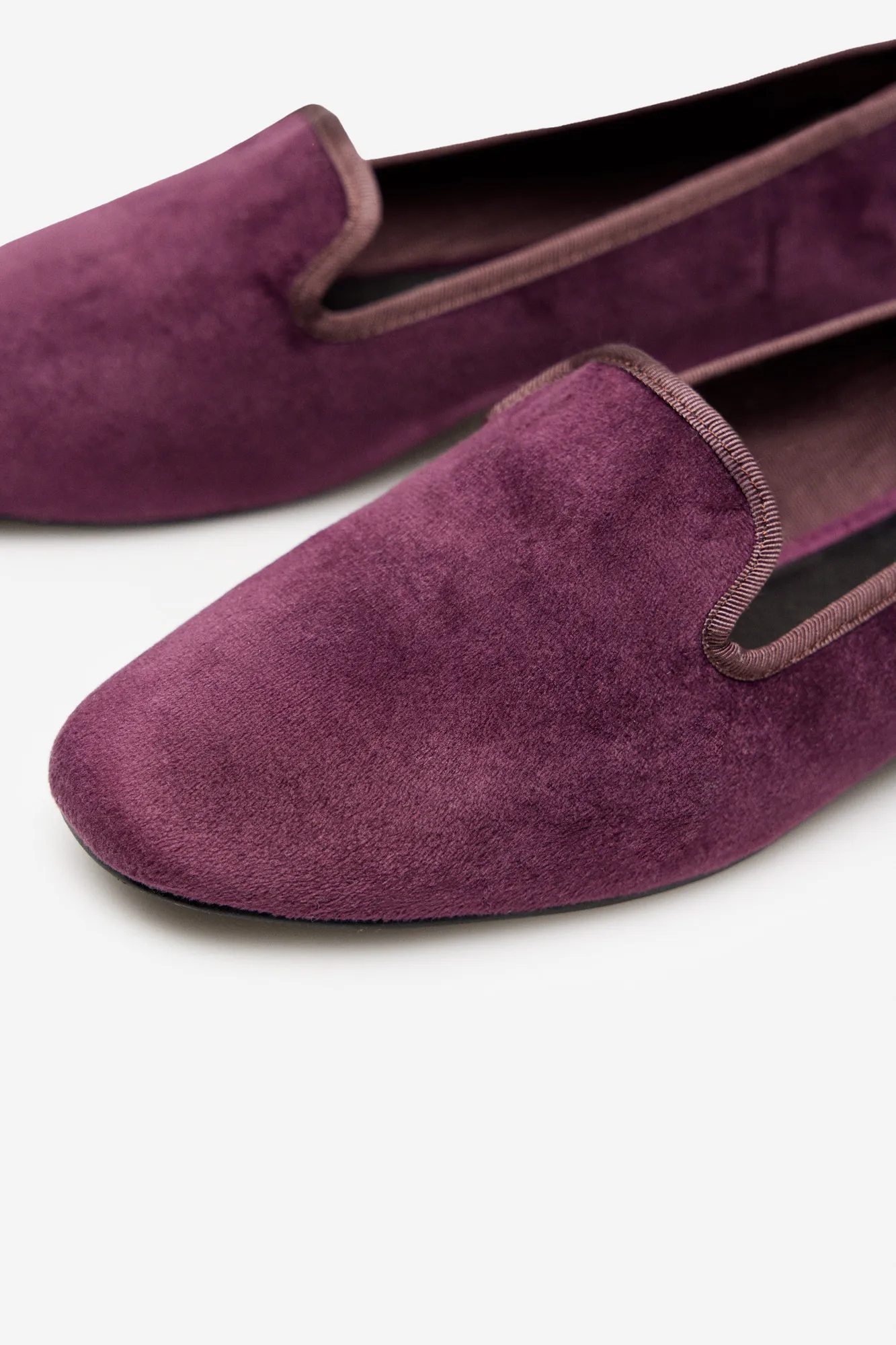 Cortefiel Slipper terciopelo