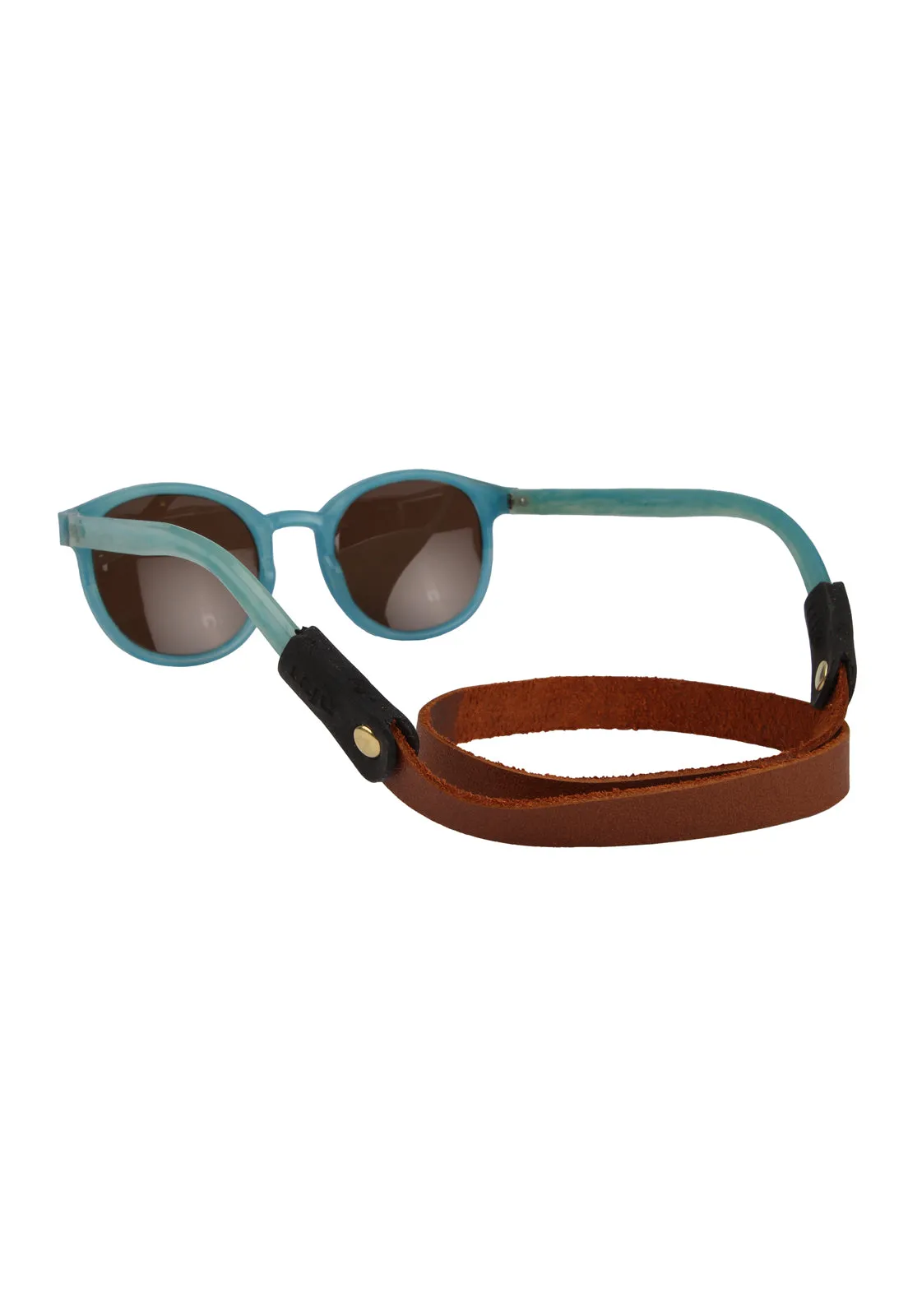 Cuelga Gafas Plain Leather