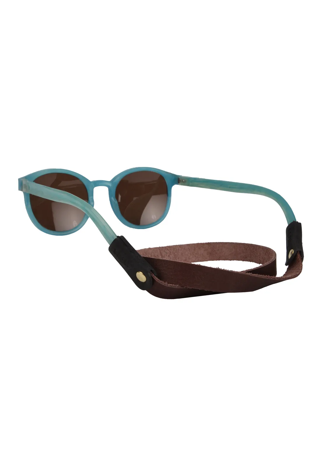 Cuelga Gafas Plain Leather