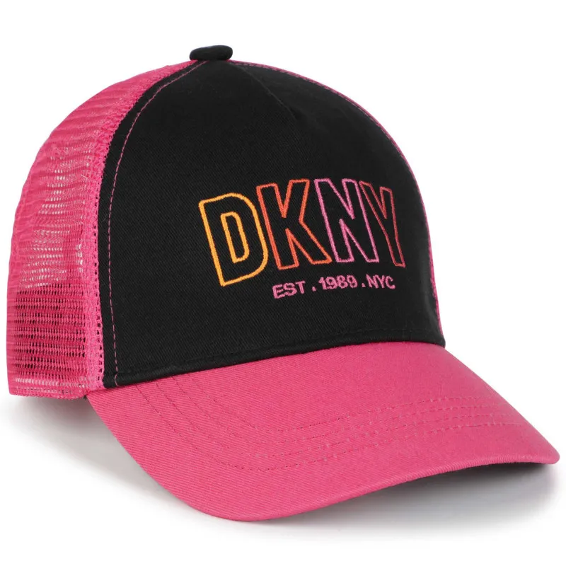 DKNY Gorra ajustable bicolor