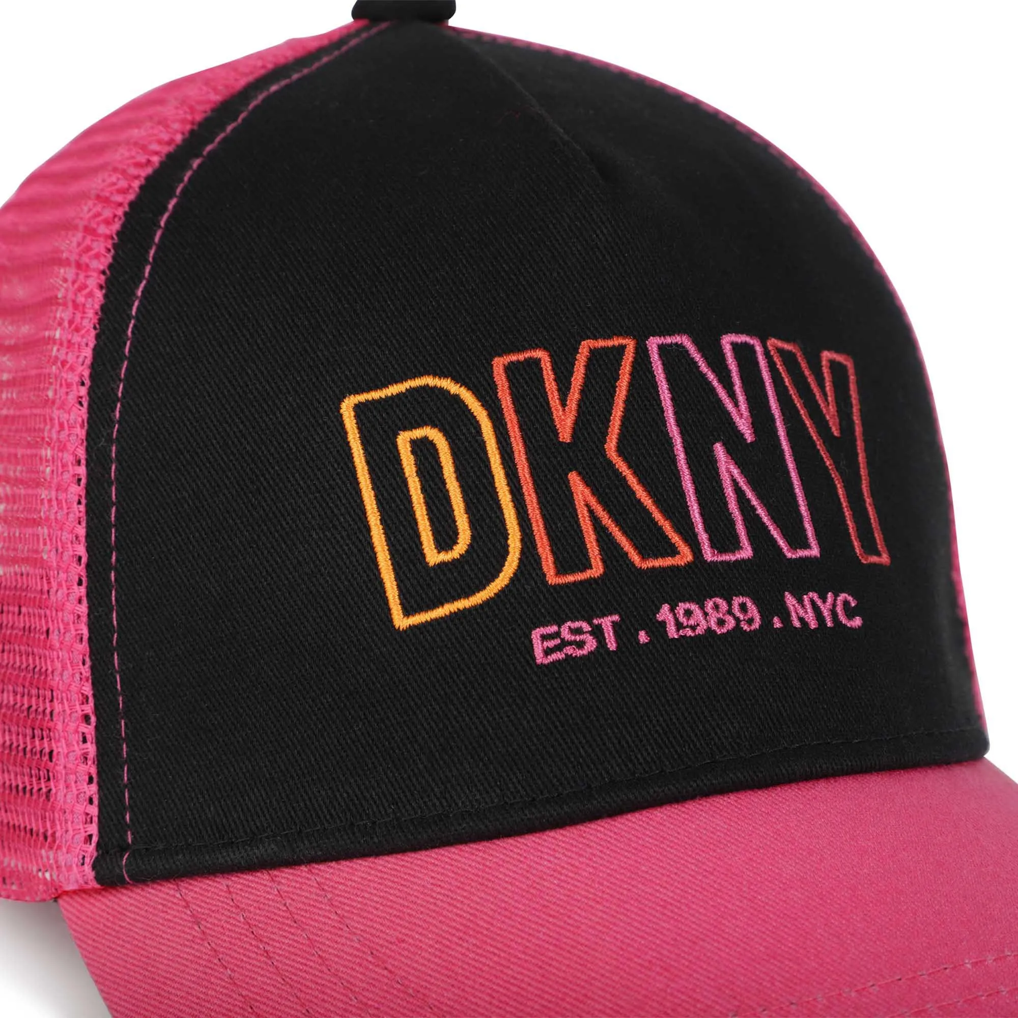 DKNY Gorra ajustable bicolor