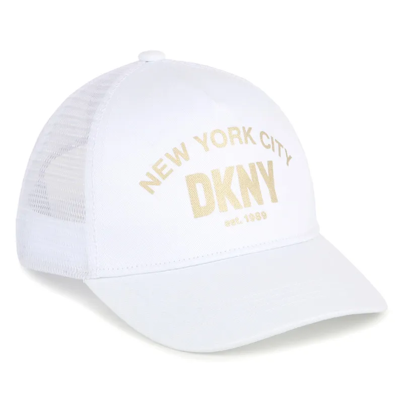 DKNY Gorra bimateria con el logo