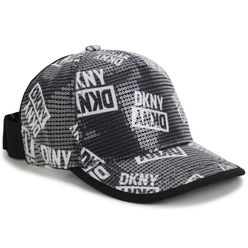 DKNY Gorra con lentejuelas