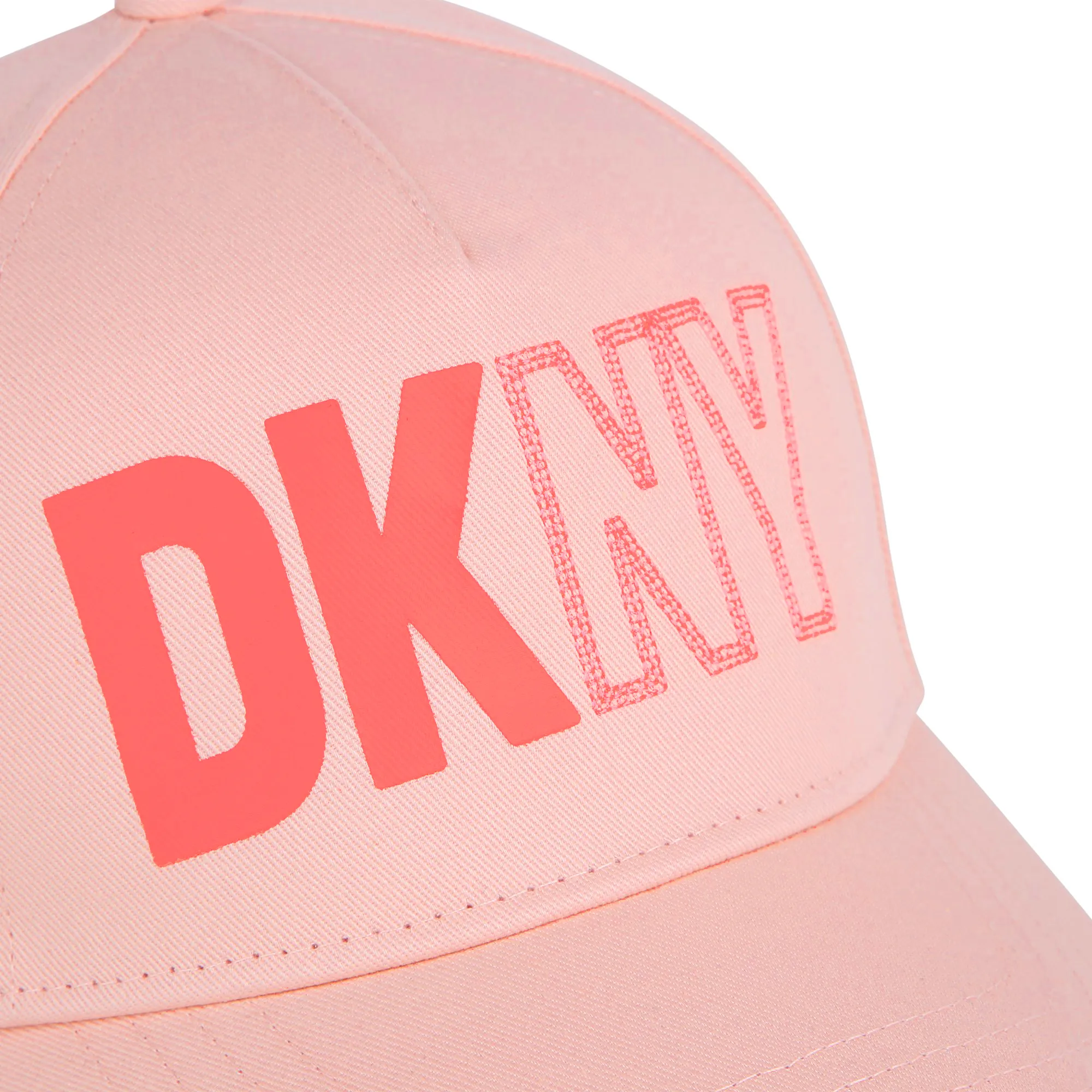 DKNY Gorra de algodón con velcro