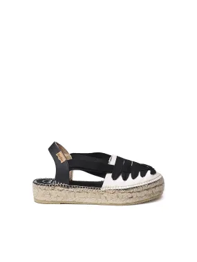 Espardenyes estil set betes Rio Toni Pons, Elastic Espadrilles Negre