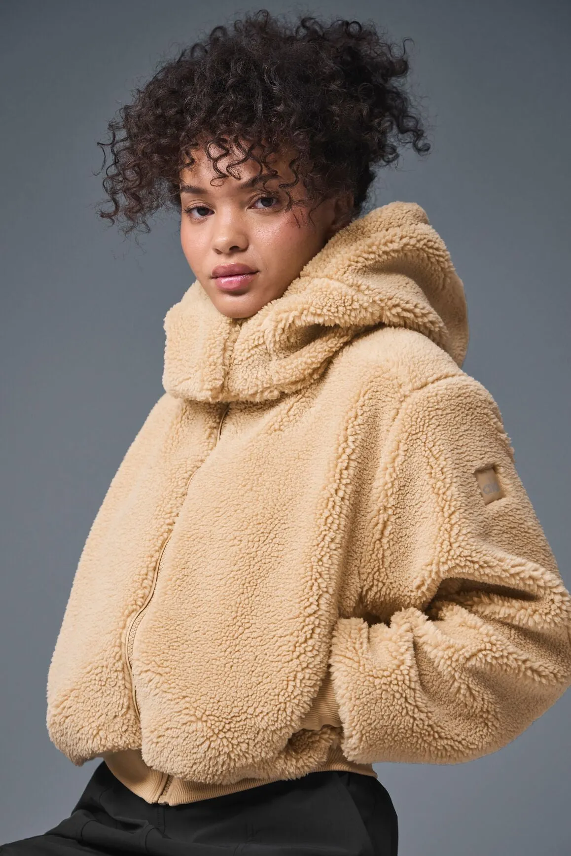 Foxy Sherpa Jacket - Camel